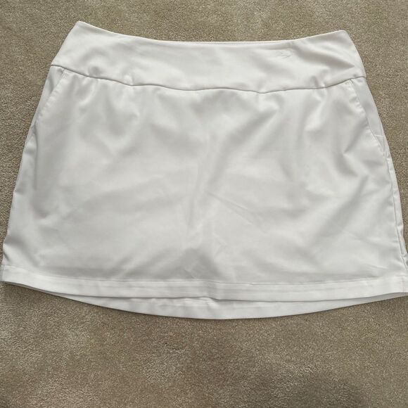 Adidas Classic White Mini Skirt - Picture 1 of 3